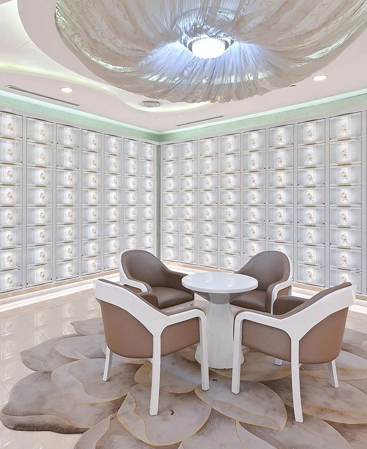 Columbarium niche room at Nirvana Singapore